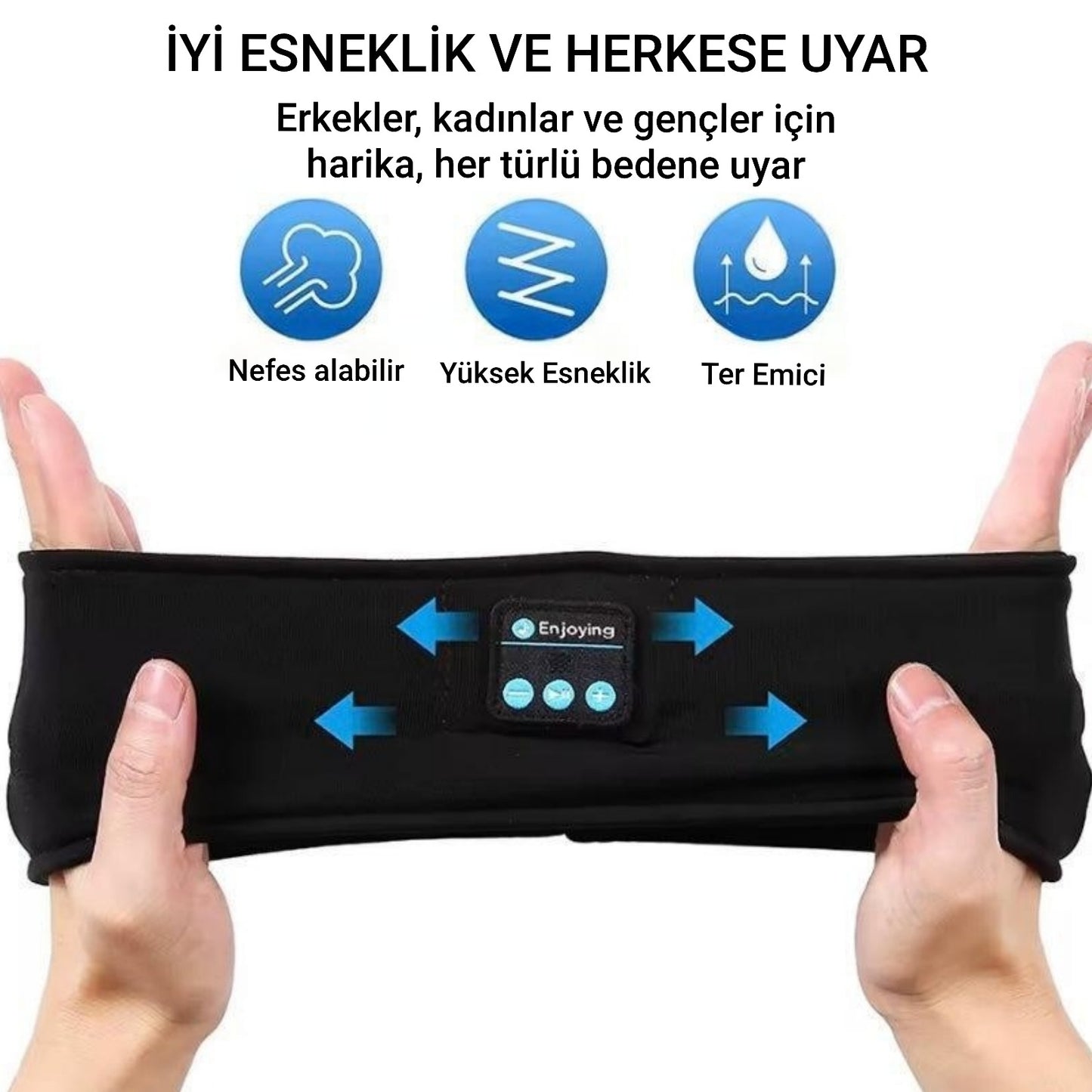 Tousen™ Bluetooth Kulaklıklı Kafa Bandı